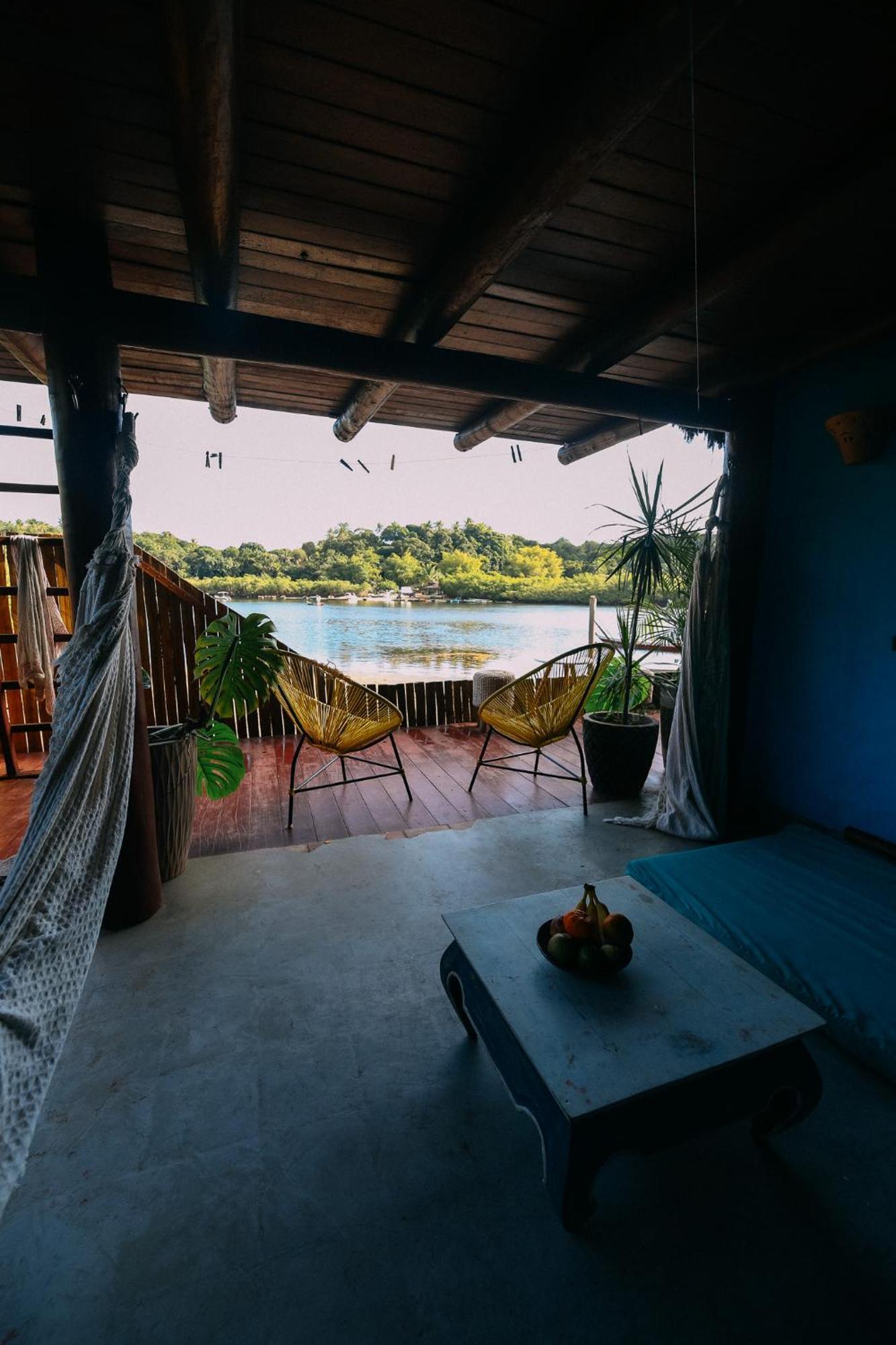 Вилла Casinha Azul Caraiva - Casa Completa Na Beira Do Rio Экстерьер фото